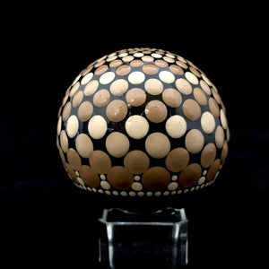 Earth Tone Patterned Healing Orb