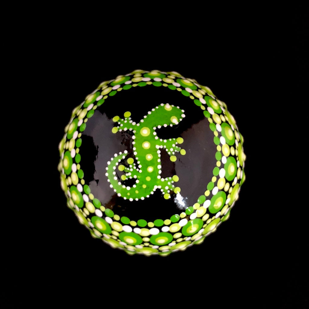 Green Gecko Healing Orb
